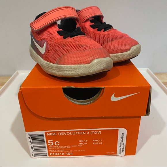 🟧$8 ADD-ON🟧  NIKE Revolution • 5C • Baby/Toddler size 5 - Picture 2 of 13